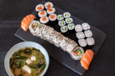 Sushi menu medium