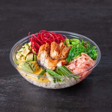 Poke bowl unagi